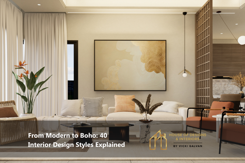 From Modern to Boho: 40 Interior Design Styles Explained